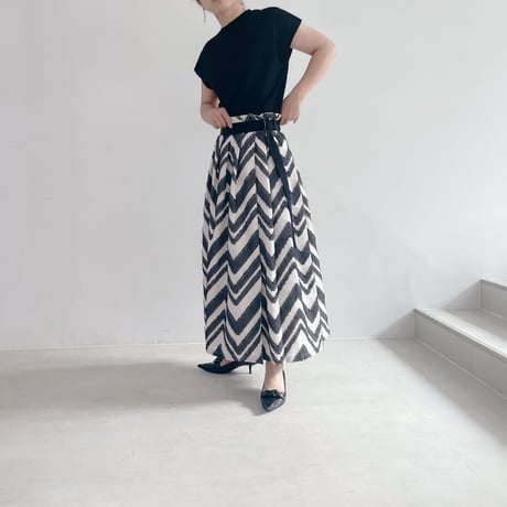 《本掲載》ラップ風タックスカート(型紙)　CW23-34SK