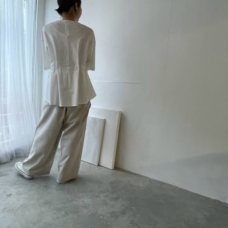 ウエストタックブラウス(型紙)　CW25-90BL