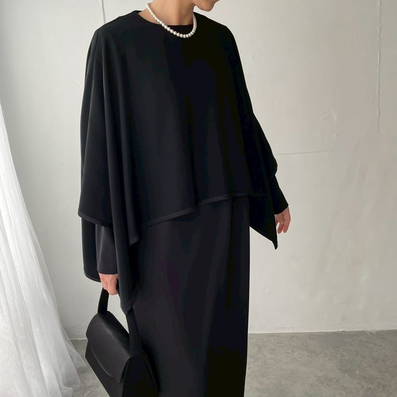 thinkblack》ドレープポンチョ(型紙/キット/お仕立て) CW25-91JK | t