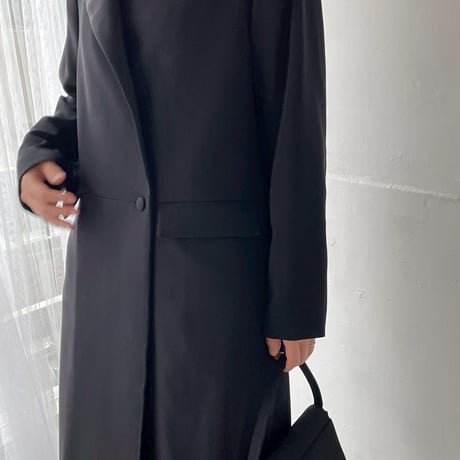 《thinkblack》ウエスト切替ロングジャケット(キット/お仕立て)　CW25-92JK