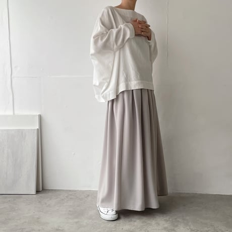 マキシ丈タックキュロット(型紙/キット)　CW26-135PT