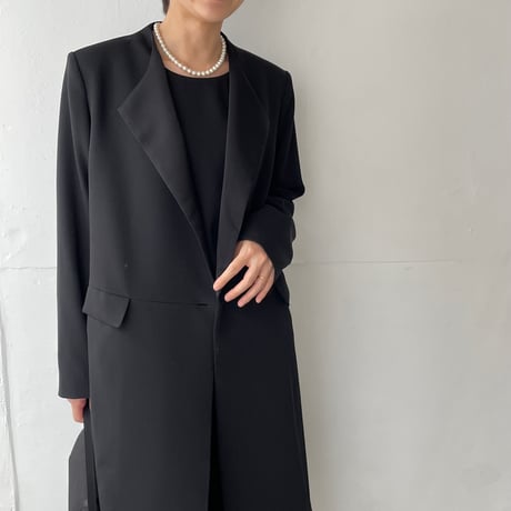 《thinkblack》ウエスト切替ロングジャケット(キット/お仕立て)　CW25-92JK