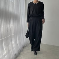 《thinkblack》　ストレートタックパンツ(型紙/キット/お仕立て)　CW25-96PT