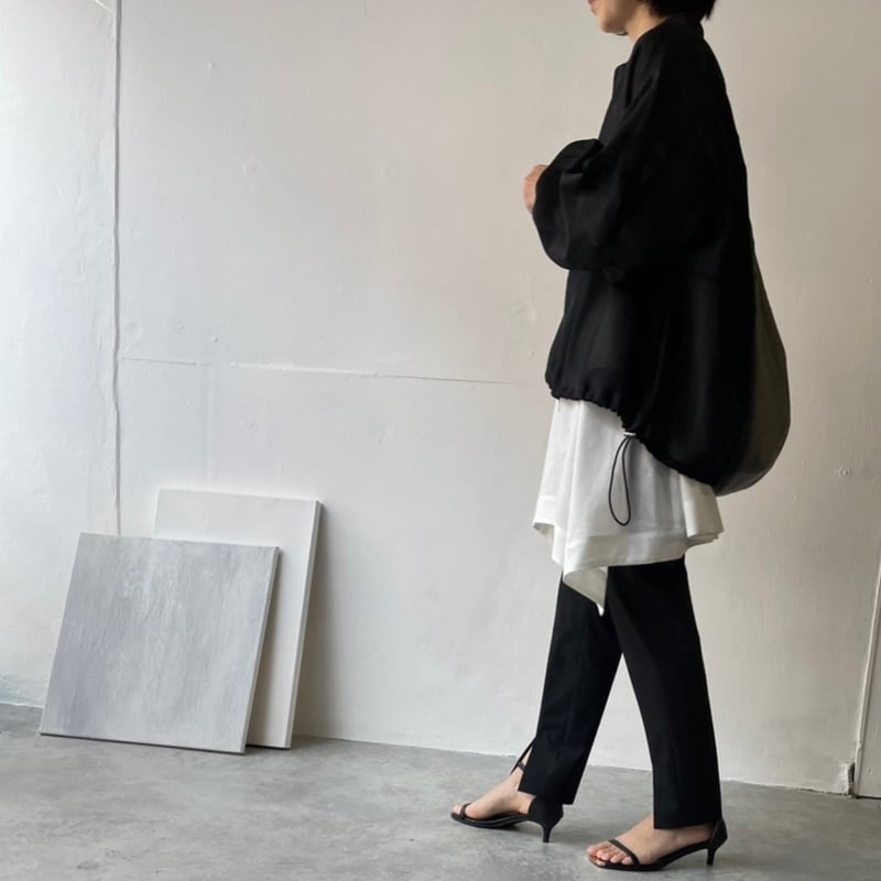 イレギュラーヘムブラウス(型紙)CW24-81BL | think pattern ハンドメイ