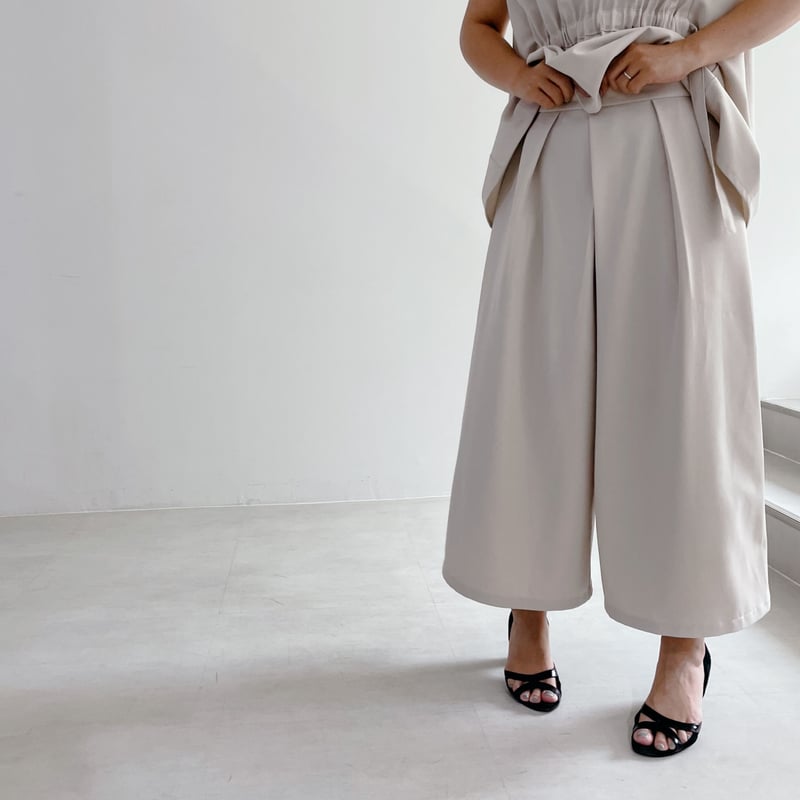 本掲載》シルエットが選べるフロントタックパンツ(型紙) CW23-43PT