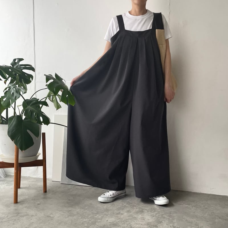タックワイドサロペット(型紙/キット) CW26-142AO | think pattern