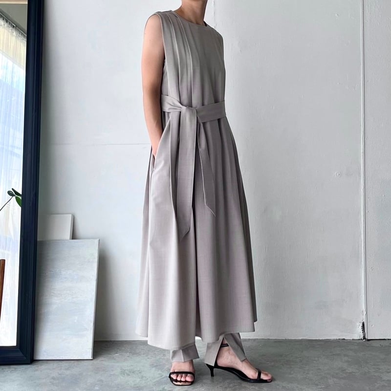 ショルダータックワンピース(型紙)CW24-61OP | think pattern ハンドメ