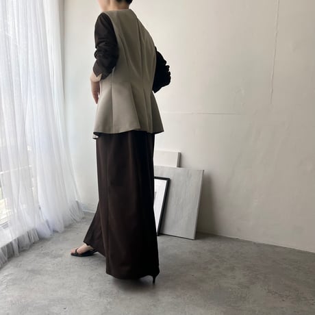 ストレートロングワンピース(型紙/キット)CW26-141OP