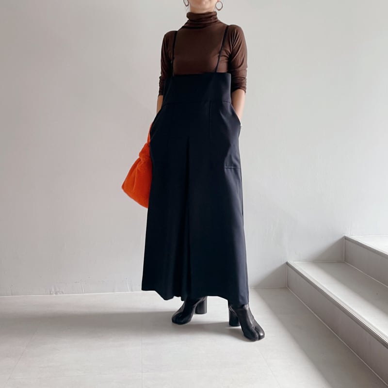 2025ss袴パンツ not conventional size2 夏の袴パンツ ブラック | MISAMARU