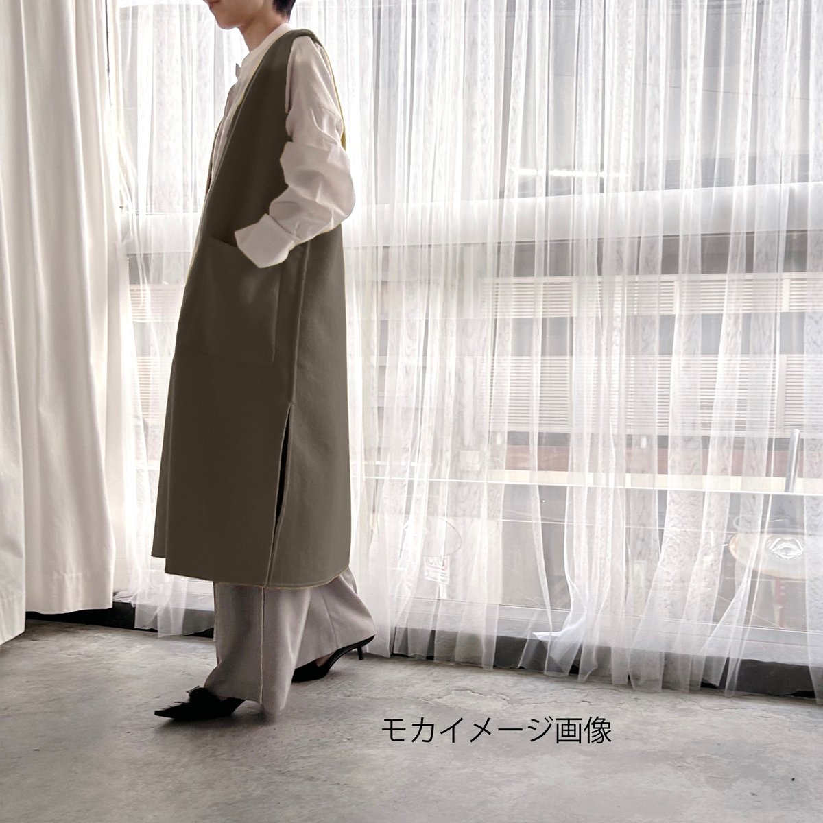 福袋》ファーポケットベスト(キット)CW24-84VT-3 | think pattern