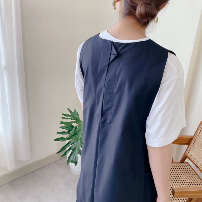 ハンドメイドおしゃれ大人可愛い　ジャンスカエプロン ハンドメイドおしゃれ大人可愛いエプロン 被りジャンスカタイプ