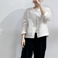 クルーネックカーディガン(型紙/キット)　CW26-139BL
