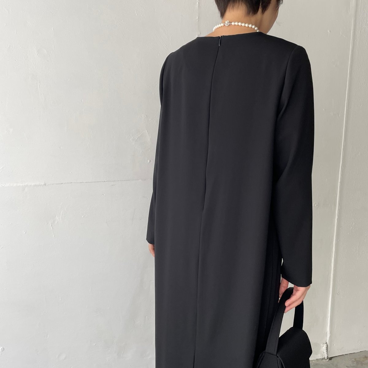 thinkblack》 アシンメトリータックワンピース(キット/お仕立て) CW25