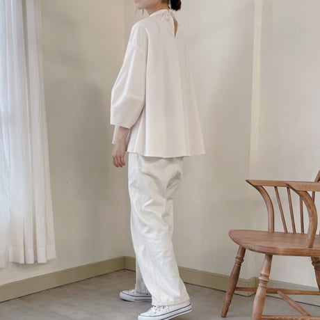 ランタンスリーブが可愛いブラウス(型紙) CW22-22BL
