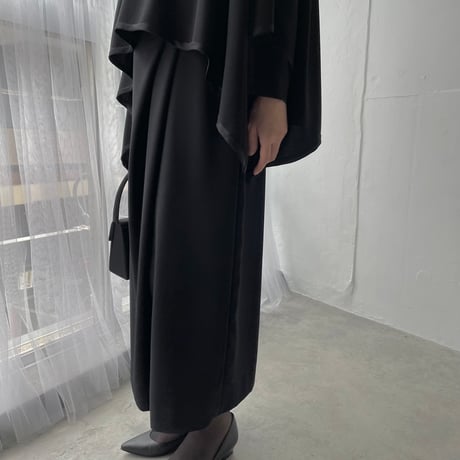 《thinkblack》　アシンメトリータックスカート(キット/お仕立て)　CW25-95SK
