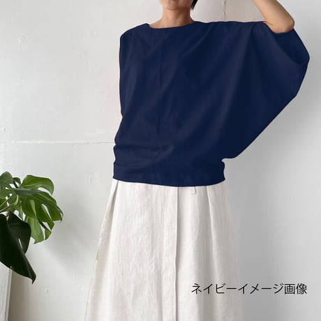 変形ブラウス(型紙/キット)　CW25-102BL