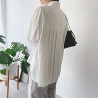 バックプリーツシャツ(型紙/キット)　CW26-122BL