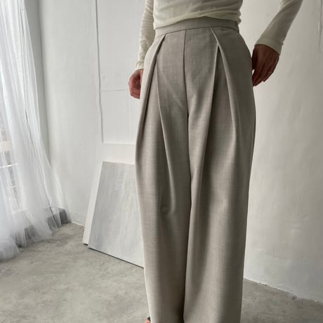 《雑誌掲載》ダブルタックパンツ(型紙)　CW24-83PT