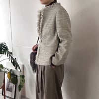 裏付きスプリットラグランスリーブジャケット(型紙/キット)　CW25-106JK
