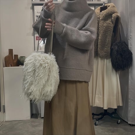 まんまるファーバッグ2025(型紙/キット)　CW25-117BAG