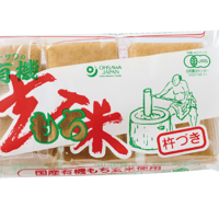 オーサワの有機玄米もち　300g(6個)