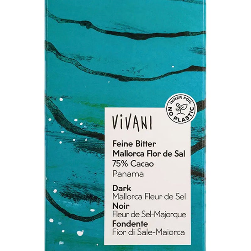 ViVANI オーガニックダーク塩チョコレート75％ 80g | Imakoko kitche