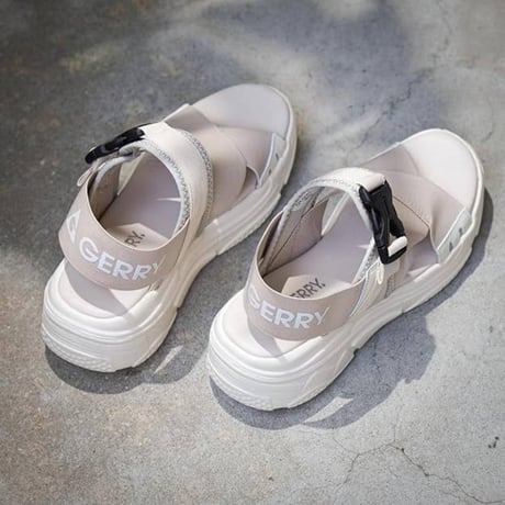 GERRY レディース サンダル GR5557 (BLK,KHA,BEG)