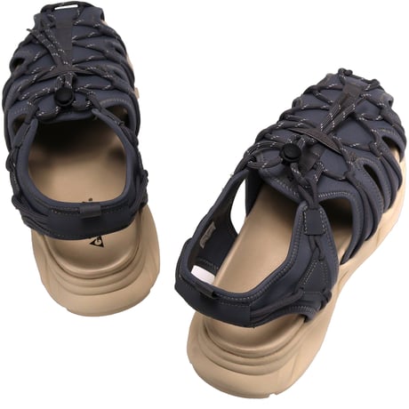 GERRY メンズ スポーツサンダル GR6604 (BLK,GRY,WHT)