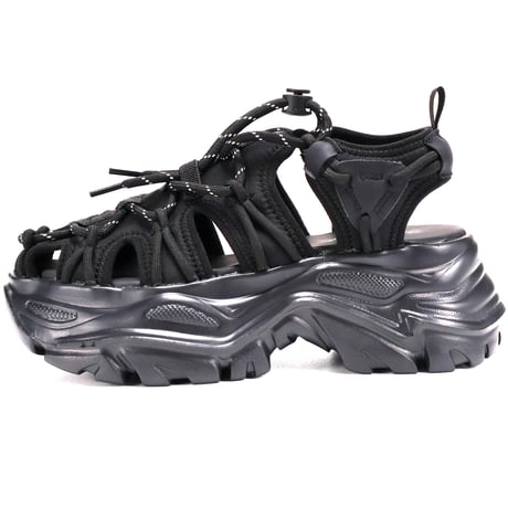 GERRY レディース サンダル GR5604 (BLK,BEG)