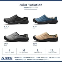 GERRY サボサンダル　Ladies’（ブラック ブルー ベージュ グレイ）（GR5552)_GRAY