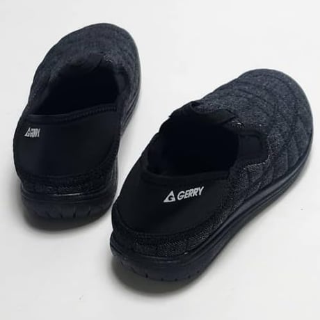 GERRY かかとの踏めるサボサンダル Ladies’（ブラック グレイ デニムブラック デニムネイビー デニムサックス）（GR5592)