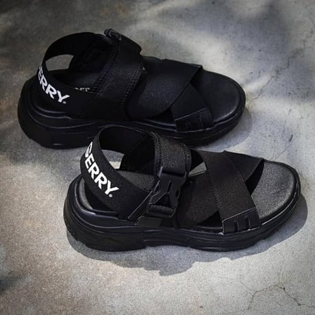 GERRY レディース サンダル GR5557 (BLK,KHA,BEG)