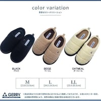 GERRY モコモコサボサンダル　Ladies’（ブラック ベージュ オートミール）（GR5581)