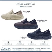 GERRY スリッポンスニーカー　Ladies’（ブラック ダークブラン ベージュ）（GR5599)