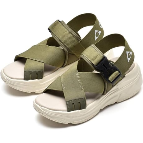 GERRY レディース サンダル GR5557 (BLK,KHA,BEG)