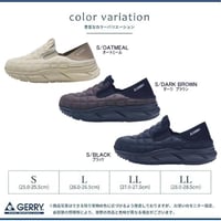 GERRY サボサンダル Men’s（ブラック ダークブラウン オートミール）（GR6599)