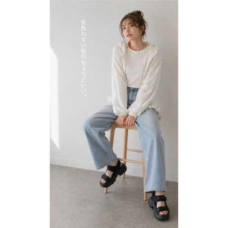 GERRY レディース サンダル GR5589 (BLK,BEG,WHT)