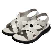 【軽量×快適】クロスベルトサンダル CS001 WHT（ホワイト）レディース