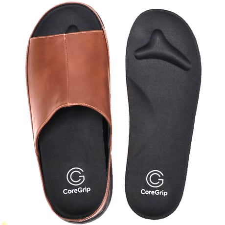 CoreGriop ユニセックス スライドサンダル CG4531 (BLK/DBR)