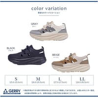 GERRYスニーカーサンダルMen’s(BLK GRY BEG)（GR6601)