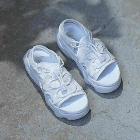 GERRY レディース サンダル GR5590 (BLK,BEG,WHT,BLK/WHT)