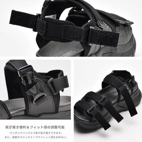 GERRY レディース サンダル GR5580 (BLK,KHA,BEG)