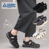 GERRY メンズ スポーツサンダル GR6604 (BLK,GRY,WHT)