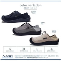 GERRY サボサンダル　Ladies’（ブラック グレイ ベージュ)（GR5593)