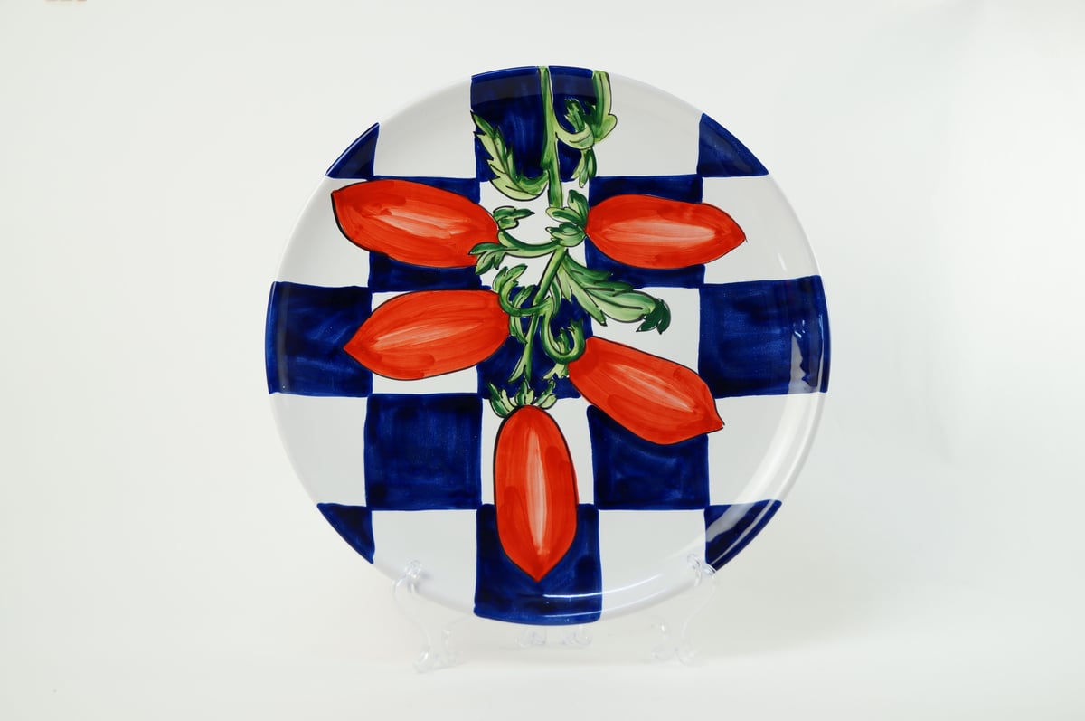 絵巻き皿　直径30センチ 絵巻き皿 直径30センチ