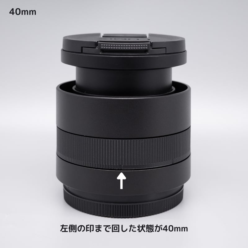 個体別販売] Void | レンズハウジング | LUMIX 18-40 (ブラック) Le
