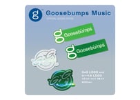 GeG / Goosebumps Musicロゴ ステッカー4種セット