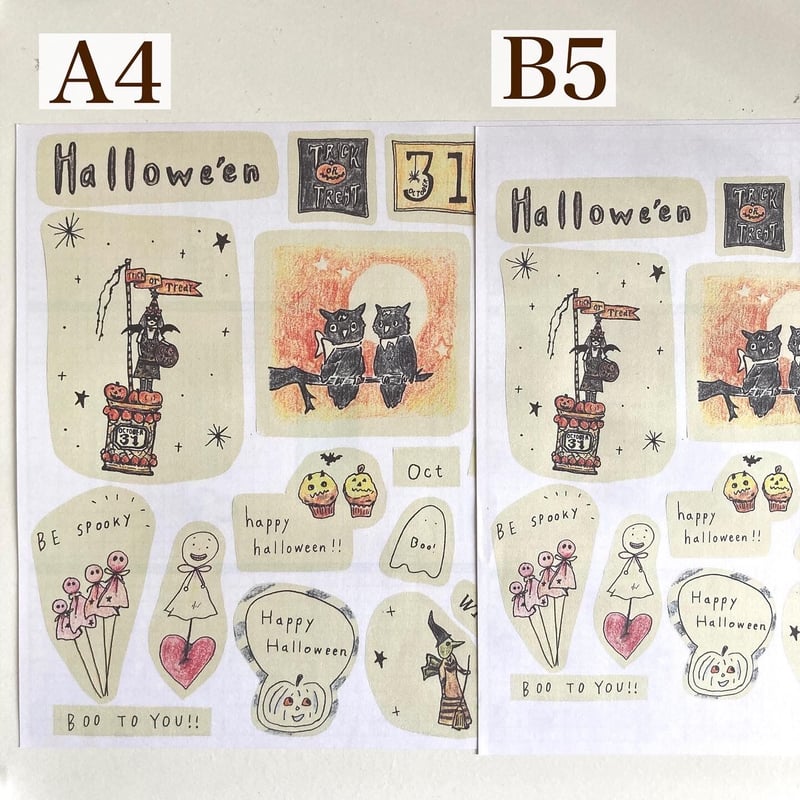14.【2021ハロウィンペーパー】🎃👻 | usaginote's STORE