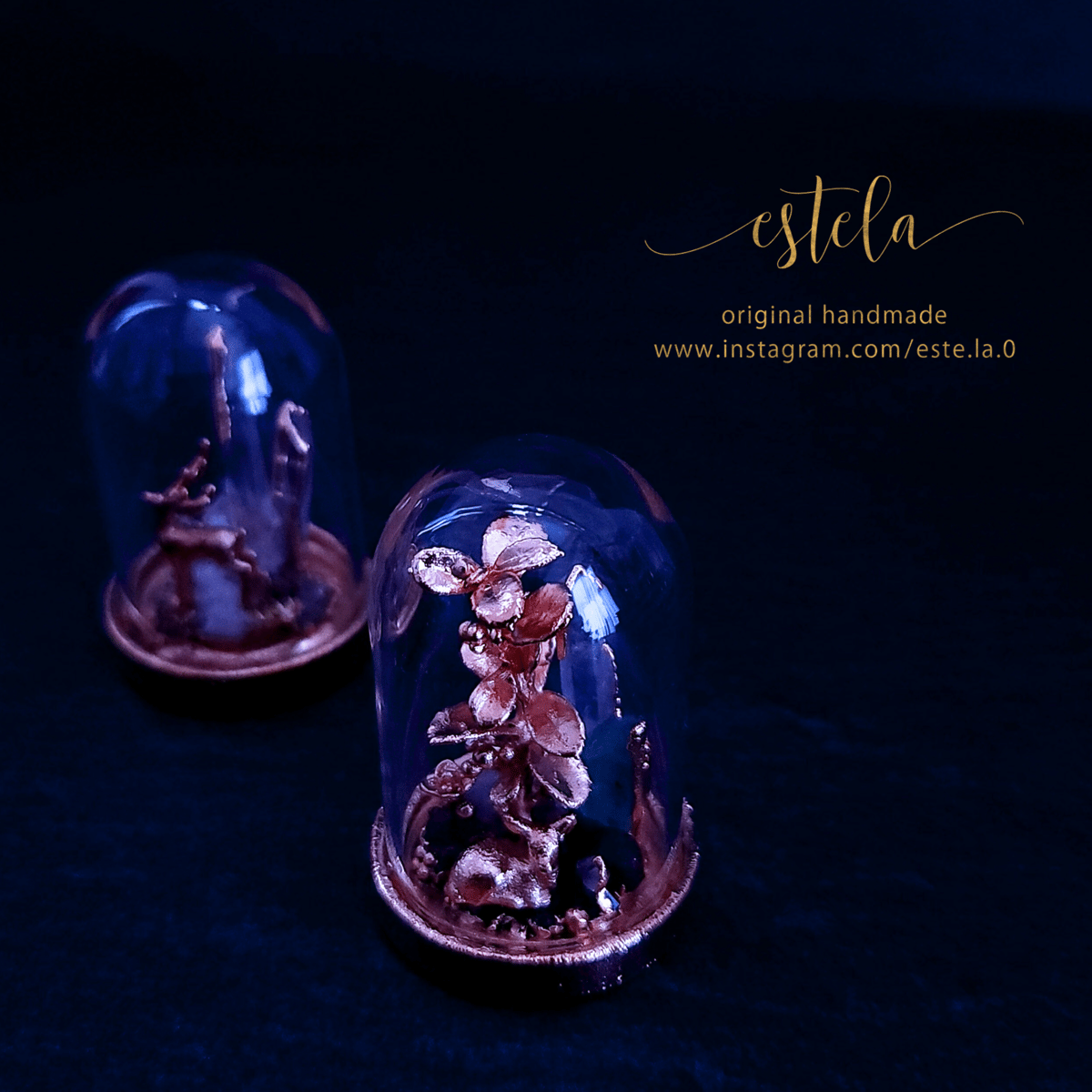 ドリームランド♡　A1506 ミニチュアフレーム　エンジェル ミニチュアガラスドームのオブジェㅣ | estela