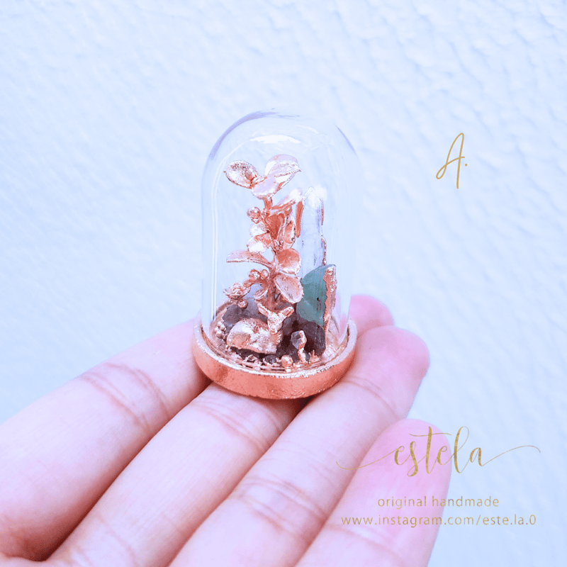 ミニチュアガラスドームのオブジェㅣ | estela